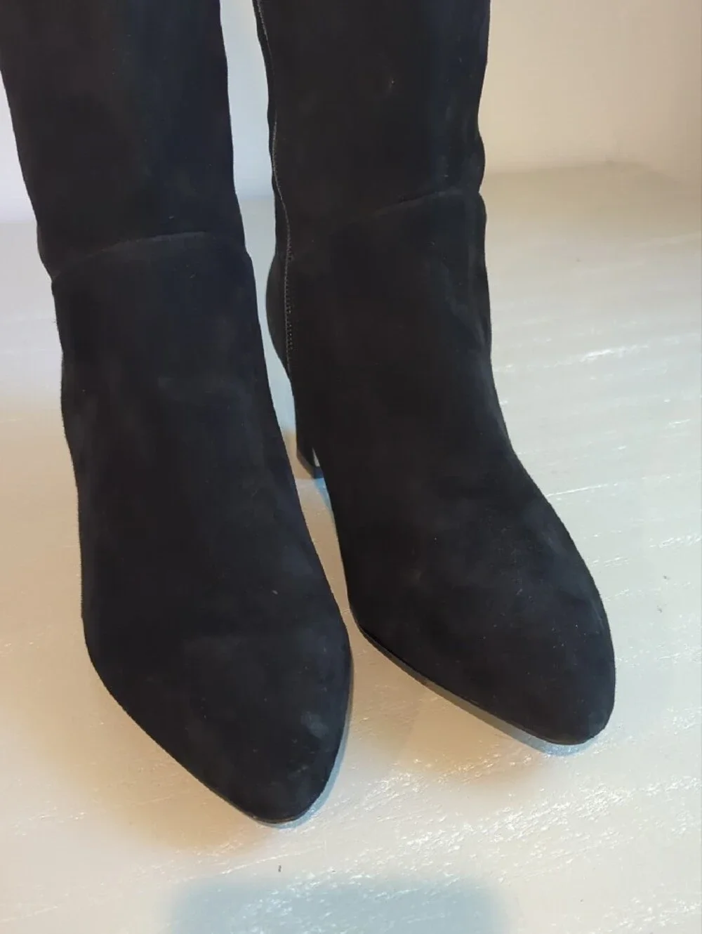 Alex Marie Prizelle Suede Tall Boots Black size 8.5